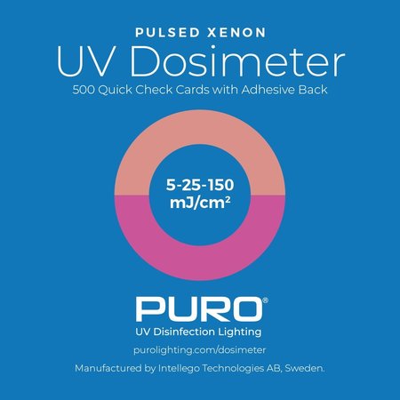 PURO Dosimeter Card, High Dose, 500PK DC-P-HD-500